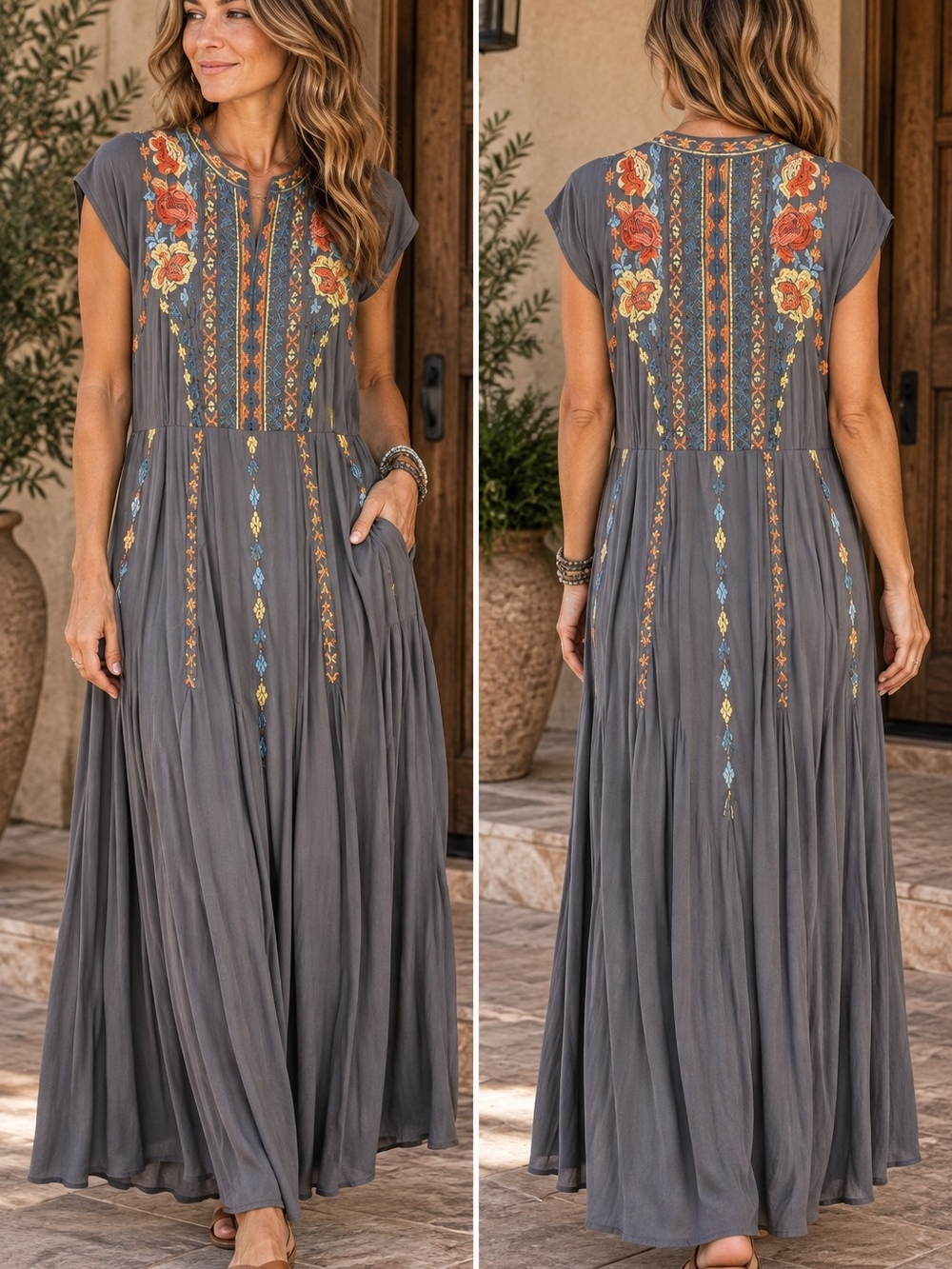 Johnny Was Croizer Maxi Dress